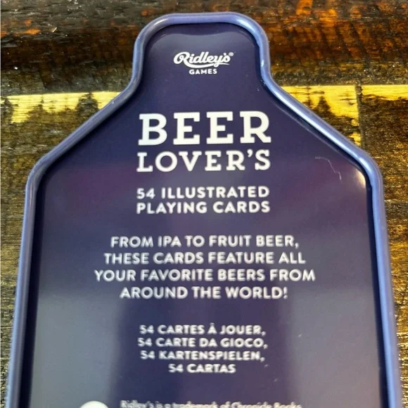 Beer Lover's Playing Cards - Green NWT - Picture 5 of 6